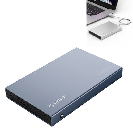 ORICO 2518C3-G2 HDD SSHD SSD 2.5 inch USB3.1 Gen2 USB-C / Type-C Interface Aluminum Alloy Hard Drive Enclosure, Support Capacity: 4TB(Dark Gray)-garmade.com