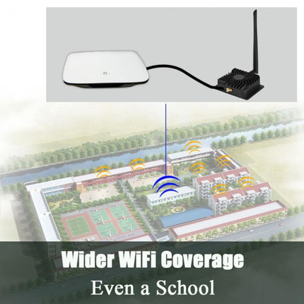 EDUP EP-AB003 8W 2.4GHz WiFi Signal Extender Broadband Amplifier with Antenna for Wireless Router-garmade.com