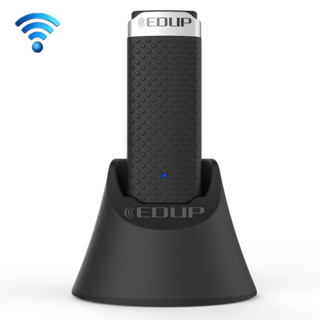 EDUP EP-AC1609 1200Mbps High Speed USB 3.0 WiFi Adapter Receiver Ethernet Adapter with 1m Extend Cable & Base-garmade.com