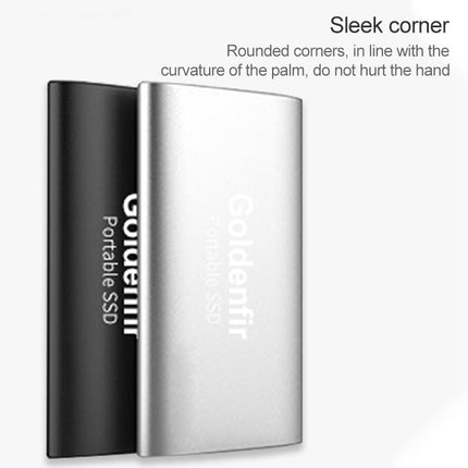 Goldenfir NGFF to Micro USB 3.0 Portable Solid State Drive, Capacity: 128GB(Silver)-garmade.com