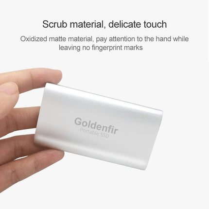 Goldenfir NGFF to Micro USB 3.0 Portable Solid State Drive, Capacity: 256GB(Silver)-garmade.com