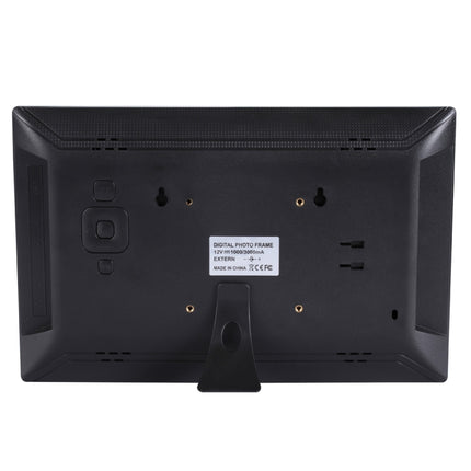12.5 inch FHD LED Display Digital Photo Frame with Holder & Remote Control, MSTAR V56 Program, Support USB / SD Card Input (Black)-garmade.com