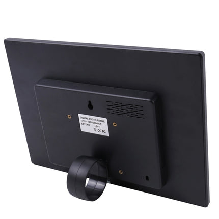 13.0 inch LED Display Digital Photo Frame with Holder / Remote Control, Allwinner, Support USB / SD Card Input / OTG (Black)-garmade.com