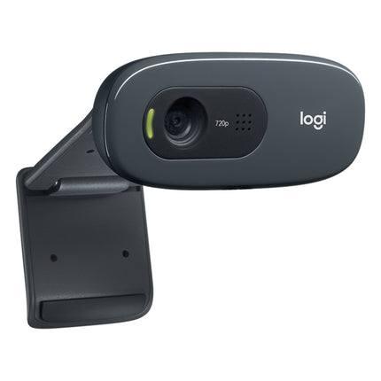 Logitech C270 HD Web Camera Meets Every Need for HD 720p Video Calls(Black)-garmade.com