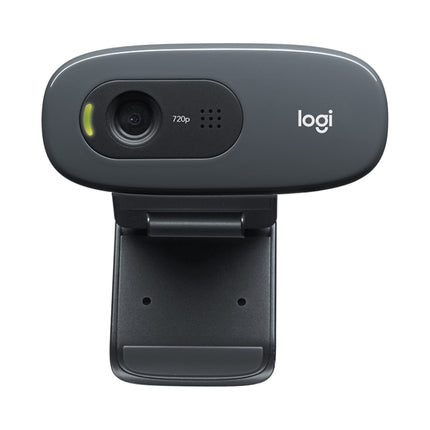 Logitech C270 HD Web Camera Meets Every Need for HD 720p Video Calls(Black)-garmade.com