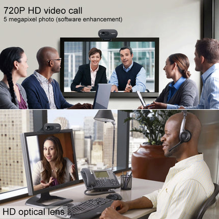 Logitech C270i IPTV HD Webcam(Black)-garmade.com