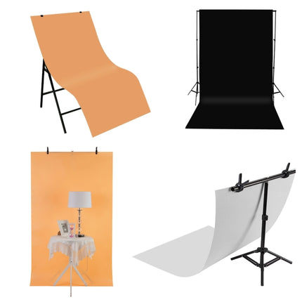 3 PCS PULUZ Photography Background PVC Paper Kits for Studio Tent Box, 3 Colors (Black, White,Yellow), Size: 120cm x 60cm-garmade.com