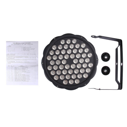 3W x 54 LED PAR Light Stage Light, with LED Display, Master / Slave / DMX512 / Auto Run / Sound Control Modes, US/EU Plug-garmade.com