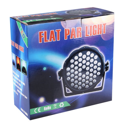 3W x 54 LED PAR Light Stage Light, with LED Display, Master / Slave / DMX512 / Auto Run / Sound Control Modes, US/EU Plug-garmade.com