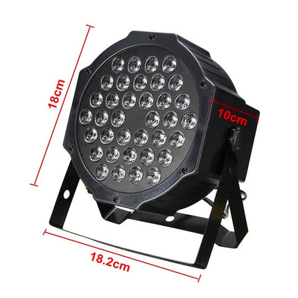 36W 36 LEDs DMX512 RGB LED PAR Light with Remote Control, Strobe + Sound Control + Self-propelled, AC 100-240V-garmade.com