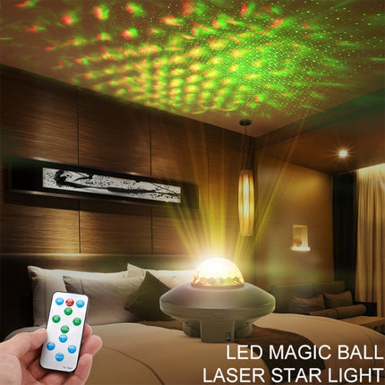 10W Bluetooth Water Ripple Laser Star Projector Light-garmade.com