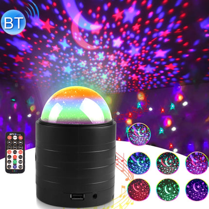 USB Bluetooth Starry Sky Stage Light with Remote Control (Black)-garmade.com
