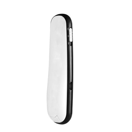 ASiNG A800 USB Charging 2.4GHz Wireless Presenter PowerPoint Clicker Representation Remote Control Pointer, Control Distance: 100m(White)-garmade.com