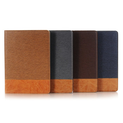 Cross Texture Horizontal Flip Leather Case with Holder & Card Slots & Wallet for iPad Pro 9.7 inch(Dark Blue)-garmade.com
