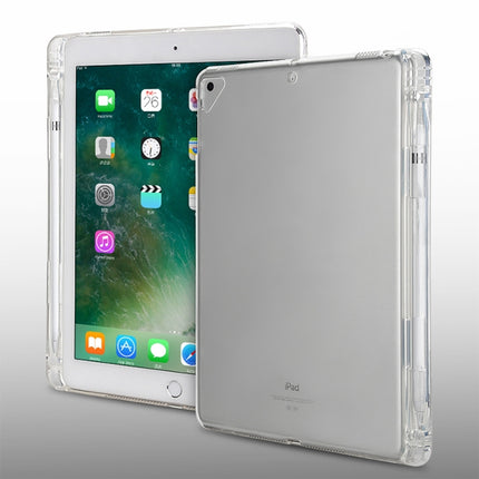 Transparent TPU Soft Protective Back Cover Case for iPad Pro 9.7 inch & iPad 9.7 (2018) & iPad 5 & 6, with Pen Slots-garmade.com