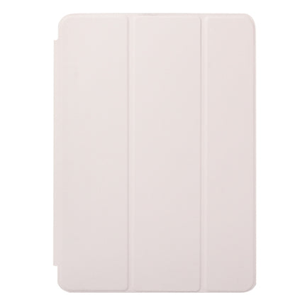 Horizontal Flip Solid Color Leather Case with Three-folding Holder & Wake-up / Sleep Function for iPad Pro 9.7 inch(White)-garmade.com
