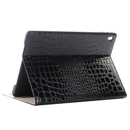 Crocodile Texture Horizontal Flip Leather Case with Holder & Card Slots & Wallet for iPad Pro 9.7 inch(Black)-garmade.com
