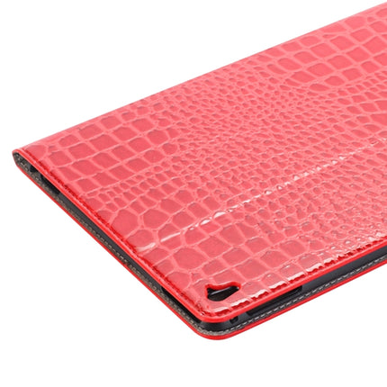 Crocodile Texture Horizontal Flip Leather Case with Holder & Card Slots & Wallet for iPad Pro 9.7 inch(Red)-garmade.com