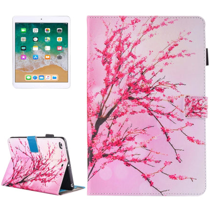 For iPad Air / iPad Air 2 Painting Peach Blossom Pattern Horizontal Flip Leather Case with Holder & Wallet & Card Slots & Pen Slot-garmade.com