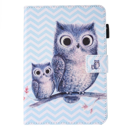For iPad Air / iPad Air 2 Painting Wave Owl Pattern Horizontal Flip Leather Case with Holder & Wallet & Card Slots & Pen Slot-garmade.com