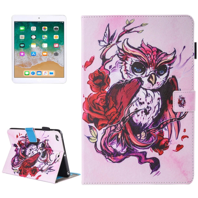 For iPad Air / iPad Air 2 Painting Butterfly and Owl Pattern Horizontal Flip Leather Case with Holder & Wallet & Card Slots & Pen Slot-garmade.com