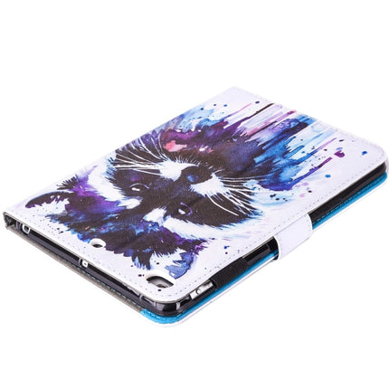 For iPad Air / iPad Air 2 Painting Colorful Raccoon Pattern Horizontal Flip Leather Case with Holder & Wallet & Card Slots & Pen Slot-garmade.com