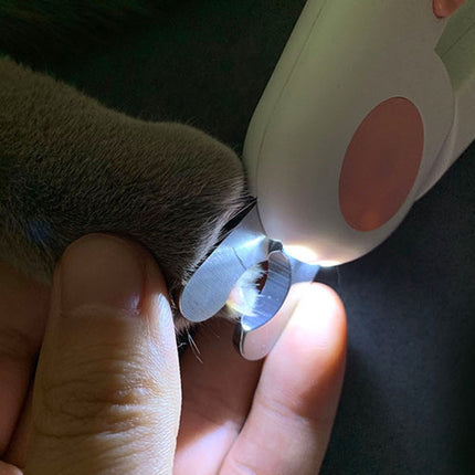 Pet Cat and Dog LED Light Nail Clippers (Blue)-garmade.com
