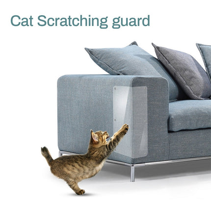 2pcs/pack Cat Scratch Protection PVC Sofa Anti-scratch Stickers , Size: 15x47cm-garmade.com