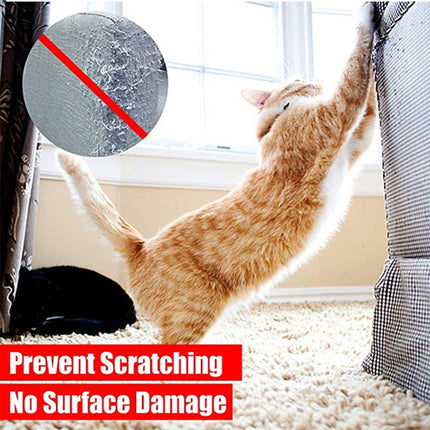 2pcs/pack Cat Scratch Protection PVC Sofa Anti-scratch Stickers , Size: 15x47cm-garmade.com