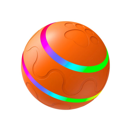 O1 Intelligent Auto Pet Toy Dog Training Luminous Ball (Orange)-garmade.com