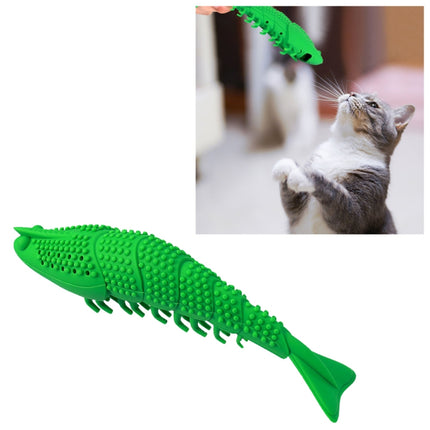 Catnip Fish Bite Teething Stick Funny Cat Toy Pet Toothbrush-garmade.com