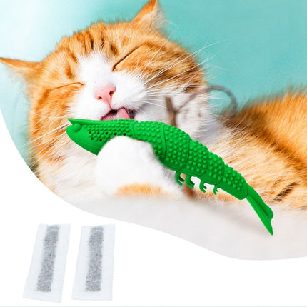 Catnip Fish Bite Teething Stick Funny Cat Toy Pet Toothbrush-garmade.com