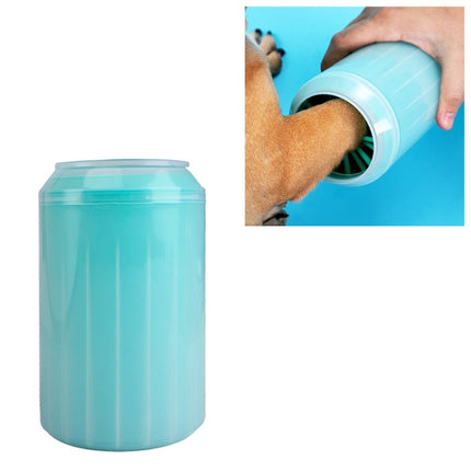 Pet Cat Dog Foot Clean Cup Cleaning Tool Silicone Washing Cup, Size: Large (Green)-garmade.com
