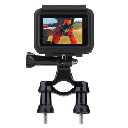 PULUZ Universal Bike Motorcycle Handlebar Mount with Screw for PULUZ Action Sports Cameras Jaws Flex Clamp Mount for GoPro HERO10 Black / HERO9 Black / HERO8 Black /7 /6 /5 /5 Session /4 Session /4 /3+ /3 /2 /1, DJI Osmo Action, Xiaoyi and Other Action Ca-garmade.com