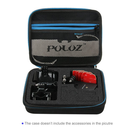 PULUZ Waterproof Carrying and Travel Case for GoPro HERO10 Black / HERO9 Black / HERO8 Black /7 /6 /5 /4 /3+ /3 /2 /1, DJI Osmo Action and other Sport Cameras Accessories, Medium Size: 23cm x 17cm x 7cm-garmade.com