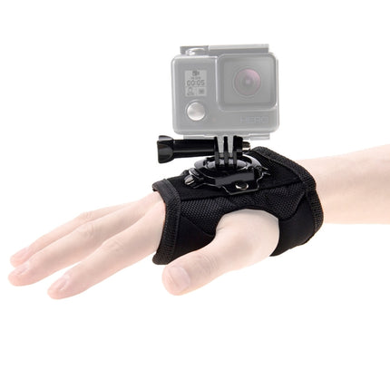 PULUZ 360 Degree Rotation Glove Style Palm Strap Mount Band for GoPro HERO10 Black / HERO9 Black / HERO8 Black / HERO7 /6 /5 /5 Session /4 Session /4 /3+ /3 /2 /1, Insta360 ONE R, DJI Osmo Action and Other Action Cameras-garmade.com