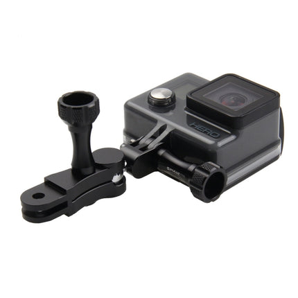 PULUZ CNC Aluminum Ball Joint Mount with 2 Long Screws for GoPro HERO10 Black / HERO9 Black / HERO8 Black /7 /6 /5 /5 Session /4 Session /4 /3+ /3 /2 /1, DJI Osmo Action, Xiaoyi and Other Action Cameras(Black)-garmade.com