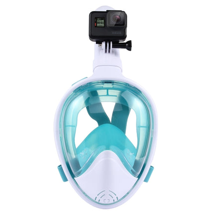 PULUZ 260mm Tube Water Sports Diving Equipment Full Dry Snorkel Mask for GoPro HERO10 Black / HERO9 Black / HERO8 Black / HERO7 /6 /5 /5 Session /4 Session /4 /3+ /3 /2 /1, Insta360 ONE R, DJI Osmo Action and Other Action Cameras, S/M Size(Green)-garmade.com
