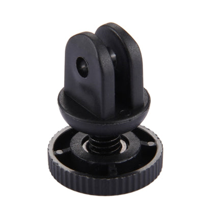 PULUZ Mini Size 1/4 inch Screw Tripod Mount Adapter for for GoPro HERO10 Black / HERO9 Black / HERO8 Black /7 /6 /5 /5 Session /4 Session /4 /3+ /3 /2 /1, DJI Osmo Action, Xiaoyi and Other Action Cameras, 3.9mm Diameter Screw Hole, 2.2cm Diameter-garmade.com