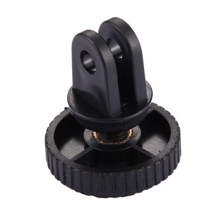 PULUZ 1/4 inch Screw Tripod Mount Adapter for GoPro HERO10 Black / HERO9 Black / HERO8 Black /7 /6 /5 /5 Session /4 Session /4 /3+ /3 /2 /1, DJI Osmo Action, Xiaoyi and Other Action Cameras 5mm Diameter Screw Hole, 3.3cm Diameter-garmade.com