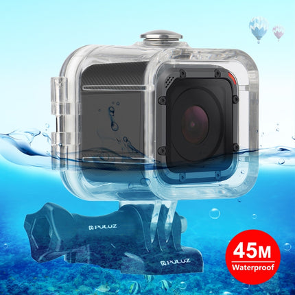 PULUZ 45m Underwater Waterproof Housing Diving Protective Case for GoPro HERO5 Session /HERO4 Session /HERO Session, with Buckle Basic Mount & Screw-garmade.com