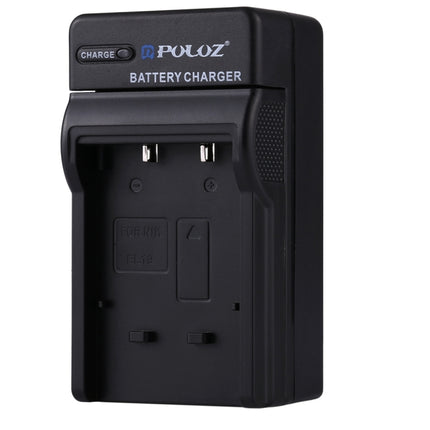 PULUZ EU Plug Battery Charger with Cable for Nikon EN-EL19 Battery-garmade.com
