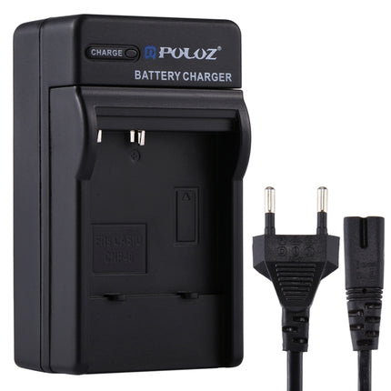 PULUZ EU Plug Battery Charger with Cable for CASIO CNP40 Battery-garmade.com