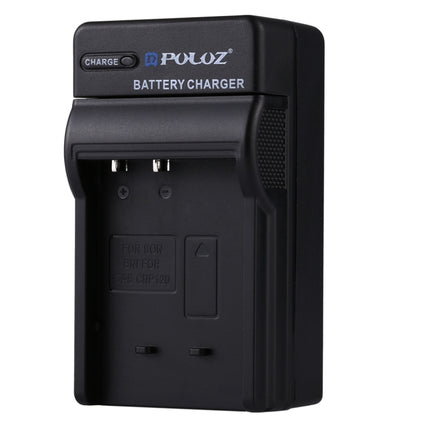 PULUZ EU Plug Battery Charger with Cable for Casio CNP120 Battery-garmade.com