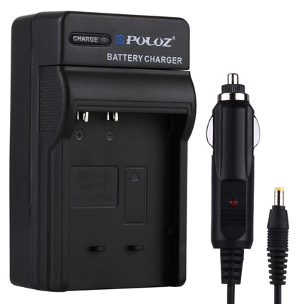 PULUZ Digital Camera Battery Car Charger for Casio CNP120 Battery-garmade.com