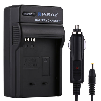 PULUZ Digital Camera Battery Car Charger for Canon NB-4L / NB-8L Battery-garmade.com