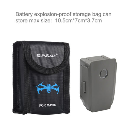 PULUZ Lithium Battery Explosion-proof Safety Protection Storage Bags for DJI / Sony / Nikon / Canon Camera Battery-garmade.com