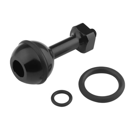 PULUZ 1/4 inch Screw Aluminum Ball Adapter Mount for GoPro HERO10 Black / HERO9 Black / HERO8 Black /7 /6 /5 /5 Session /4 Session /4 /3+ /3 /2 /1, DJI Osmo Action, Xiaoyi and Other Action Cameras, Diameter: 2.5cm(Black)-garmade.com