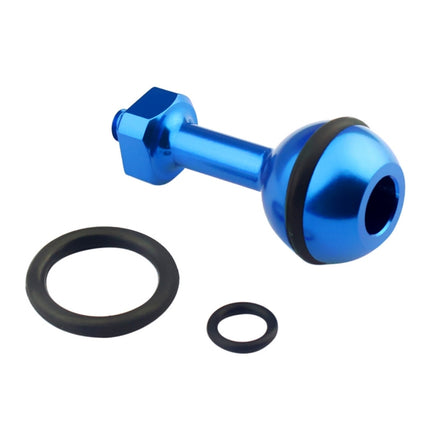 PULUZ 1/4 inch Screw Aluminum Ball Adapter Mount for GoPro HERO10 Black / HERO9 Black / HERO8 Black /7 /6 /5 /5 Session /4 Session /4 /3+ /3 /2 /1, DJI Osmo Action, Xiaoyi and Other Action Cameras, Diameter: 2.5cm(Blue)-garmade.com