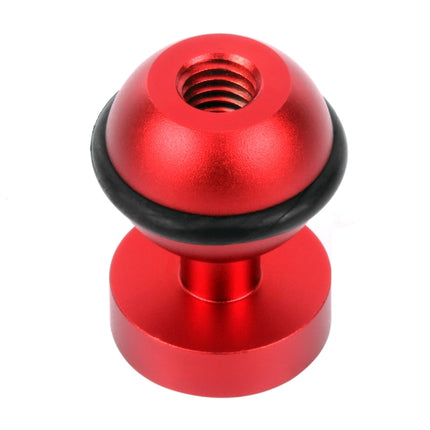 PULUZ CNC Aluminum Ball Head Adapter Mount for DJI Osmo Action, GoPro HERO9 /8 /7 /6 /5 /5 Session /4 Session /4 /3+ /3 /2 /1, Xiaoyi and Other Action Cameras, Diameter: 2.5cm(Red)-garmade.com